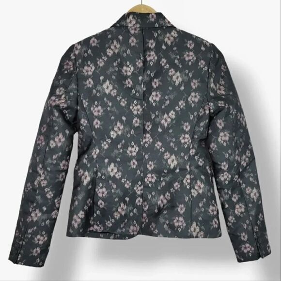 NEW Victoria's Secret Jessica Hart 2014 Jacquard Blazer Jacket in Gray/Pink Sz 0 - Picture 3 of 11